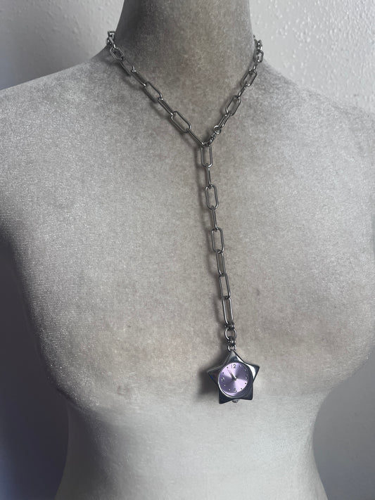 Purple Star watch lariat