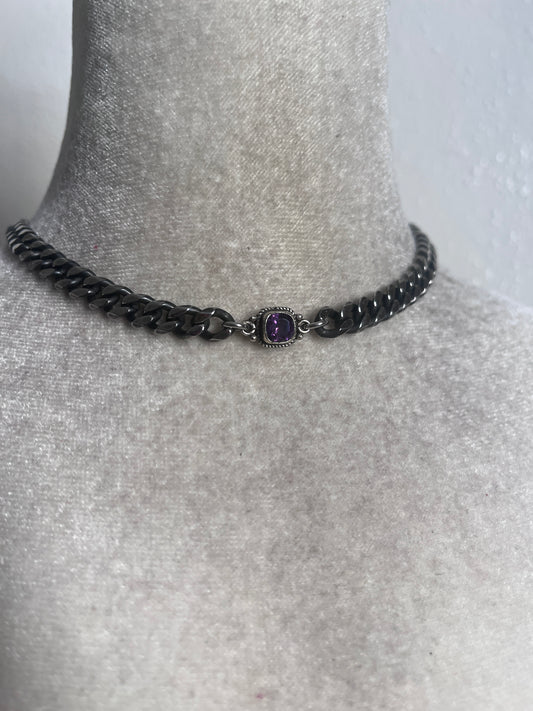 Little amethyst choker