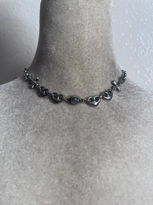 Labradorite choker