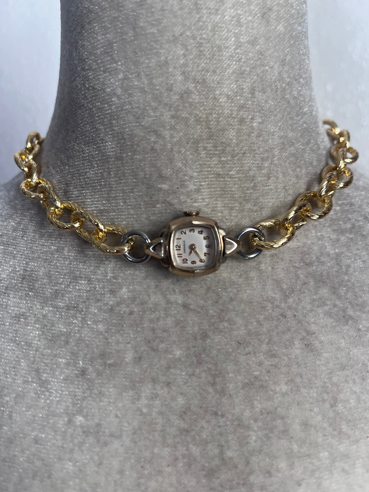 Goldie watch choker#2