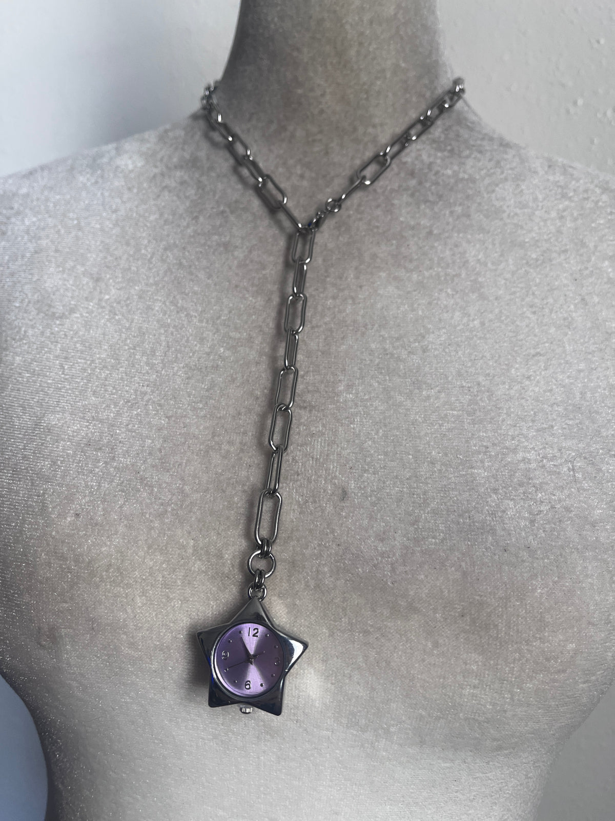Purple Star watch lariat