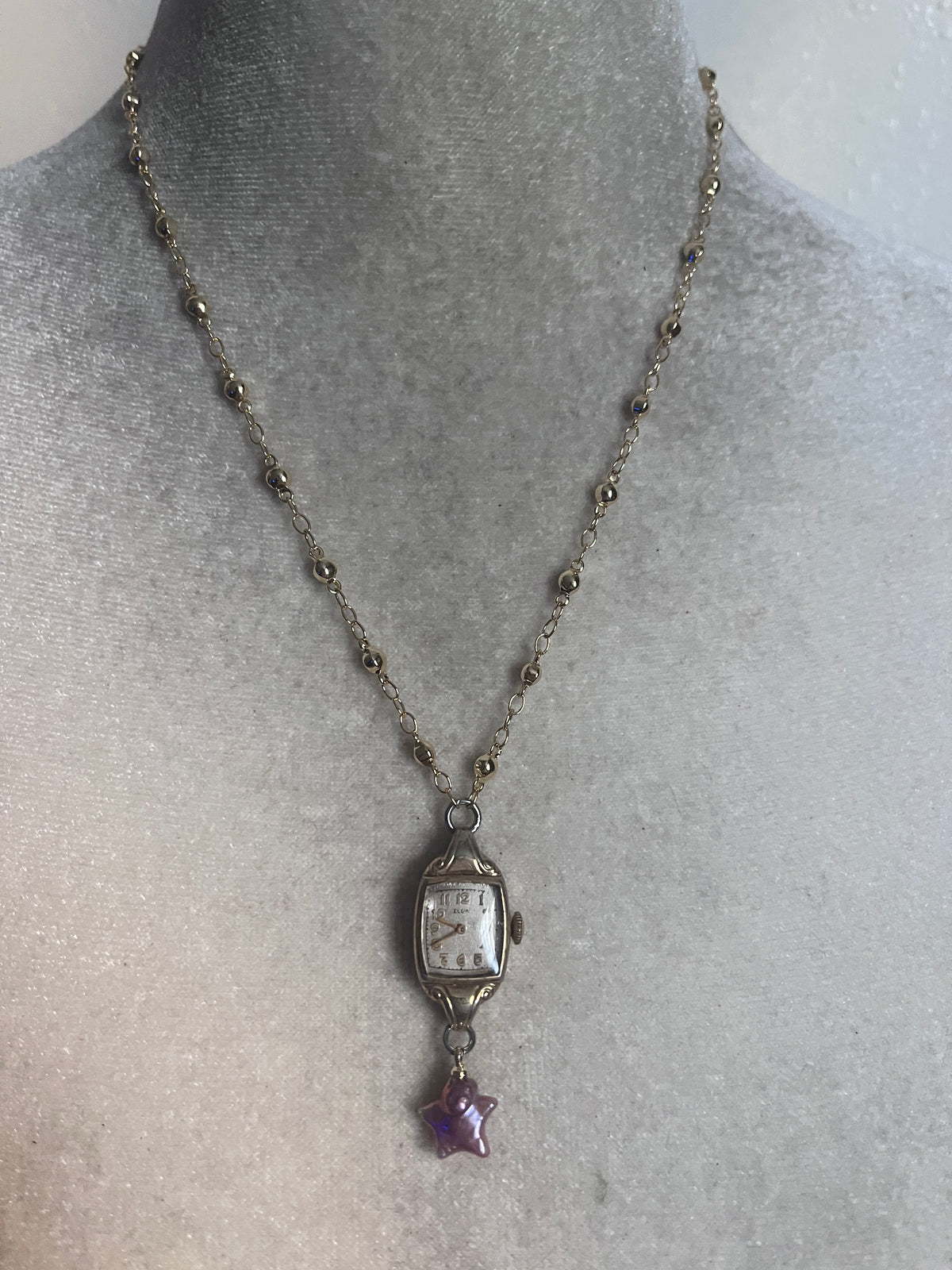 Little Star watch necklace
