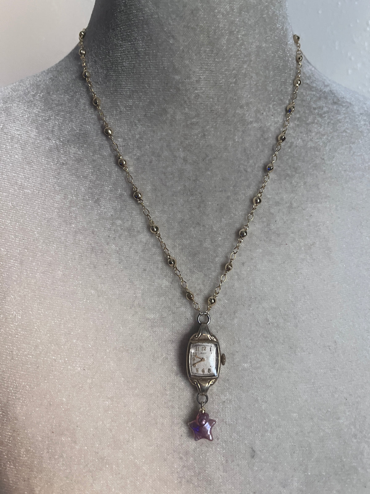 Little Star watch necklace
