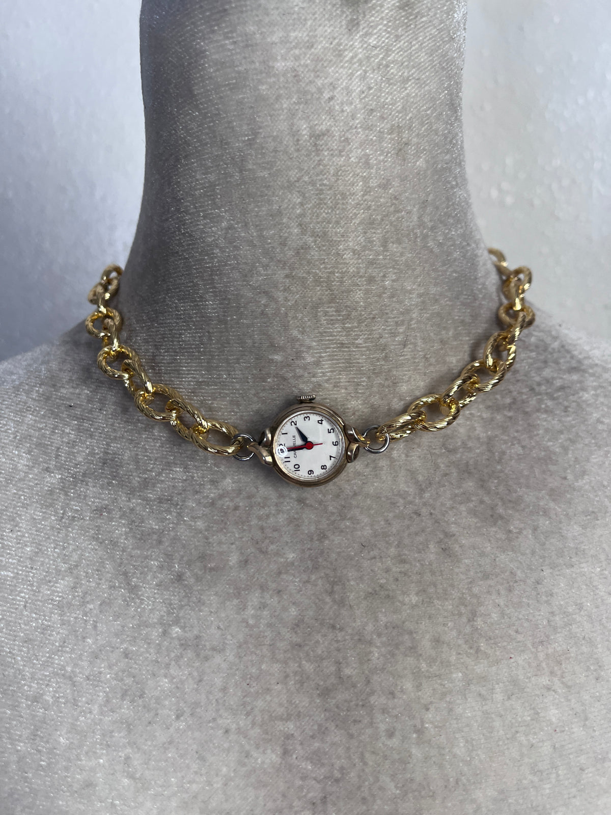 Goldie watch choker