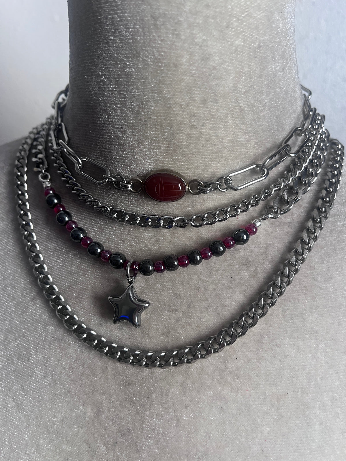 Red Scarab Star stack
