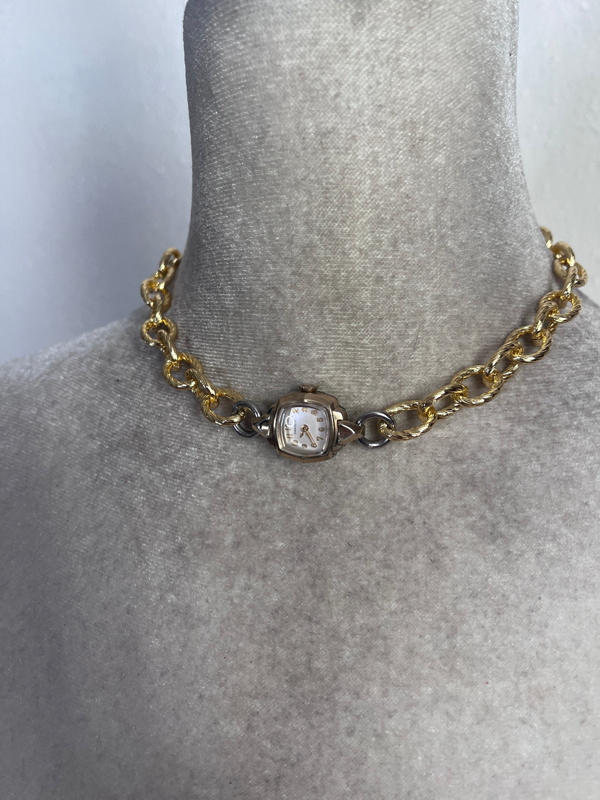 Goldie watch choker#2
