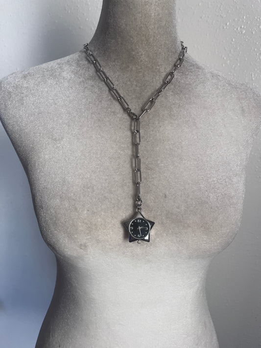 Black Star watch lariat