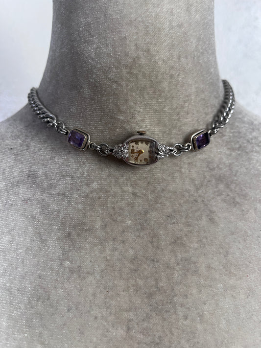 Amethyst princess choker￼