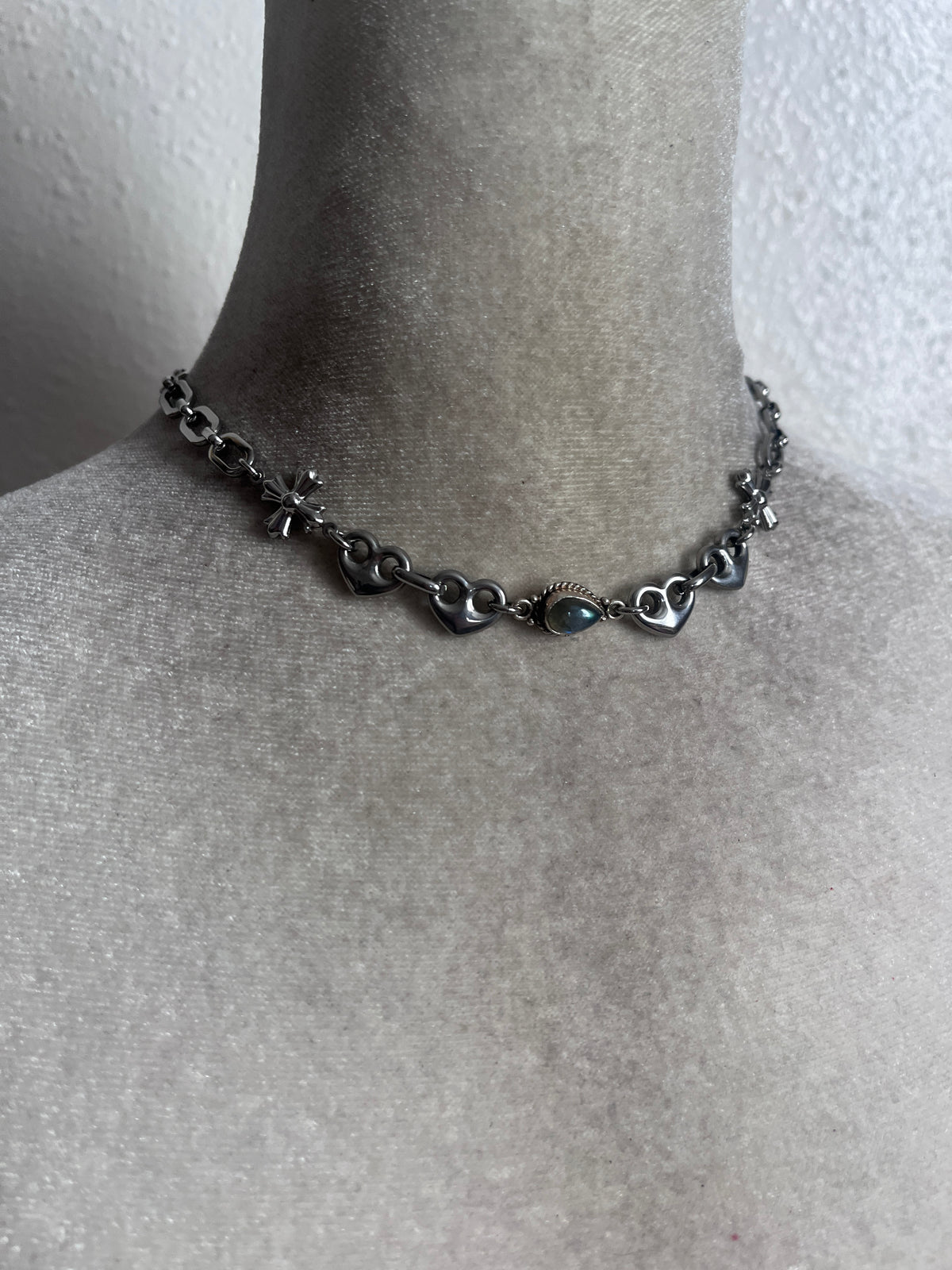 Labradorite choker