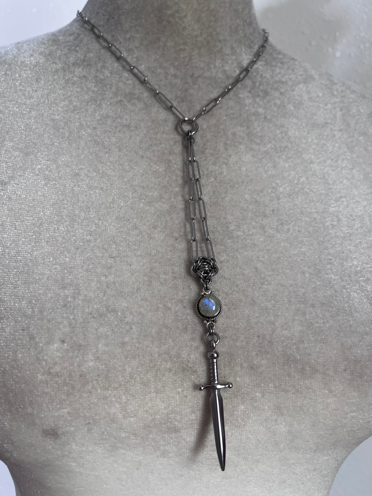 Moonstone Blade Lariat