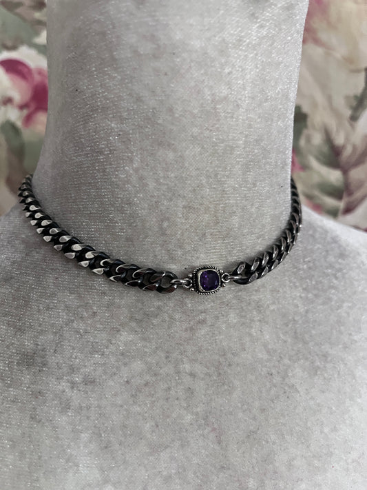 Little amethyst choker