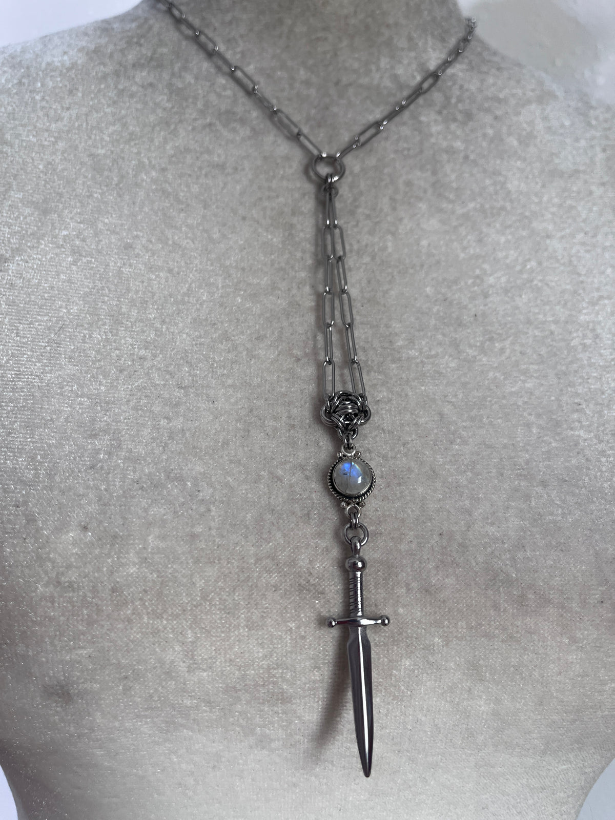 Moonstone Blade Lariat