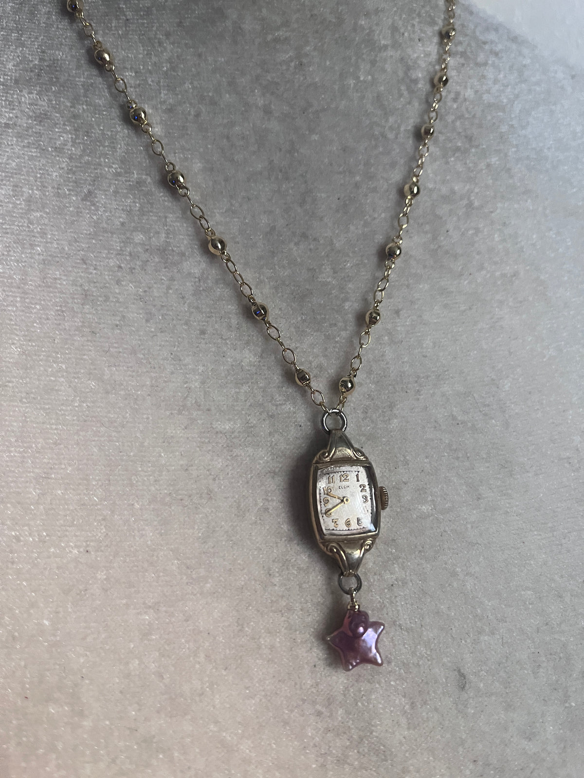 Little Star watch necklace