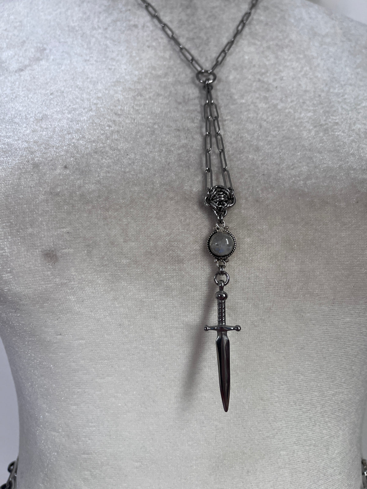 Moonstone Blade Lariat