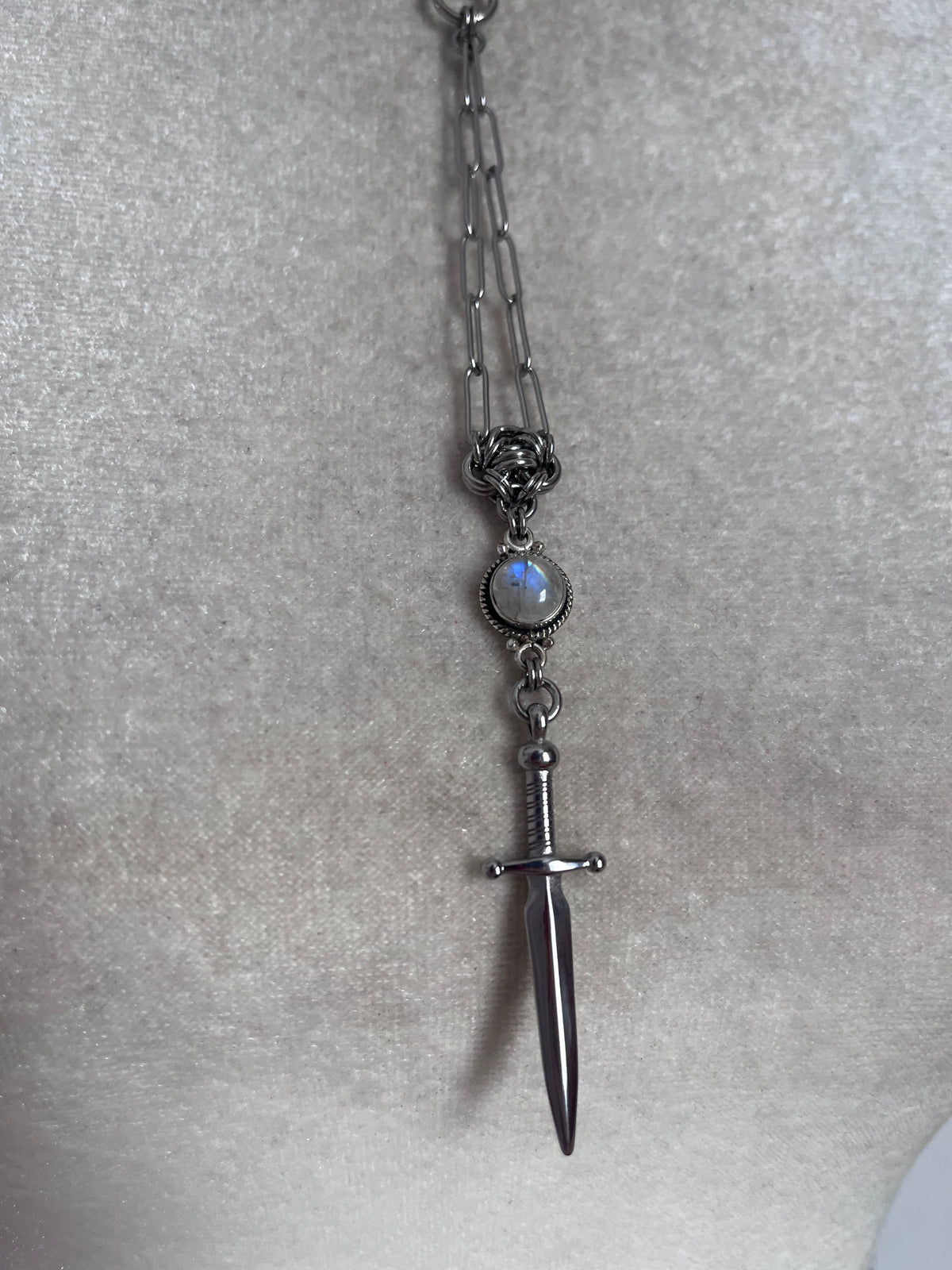 Moonstone Blade Lariat