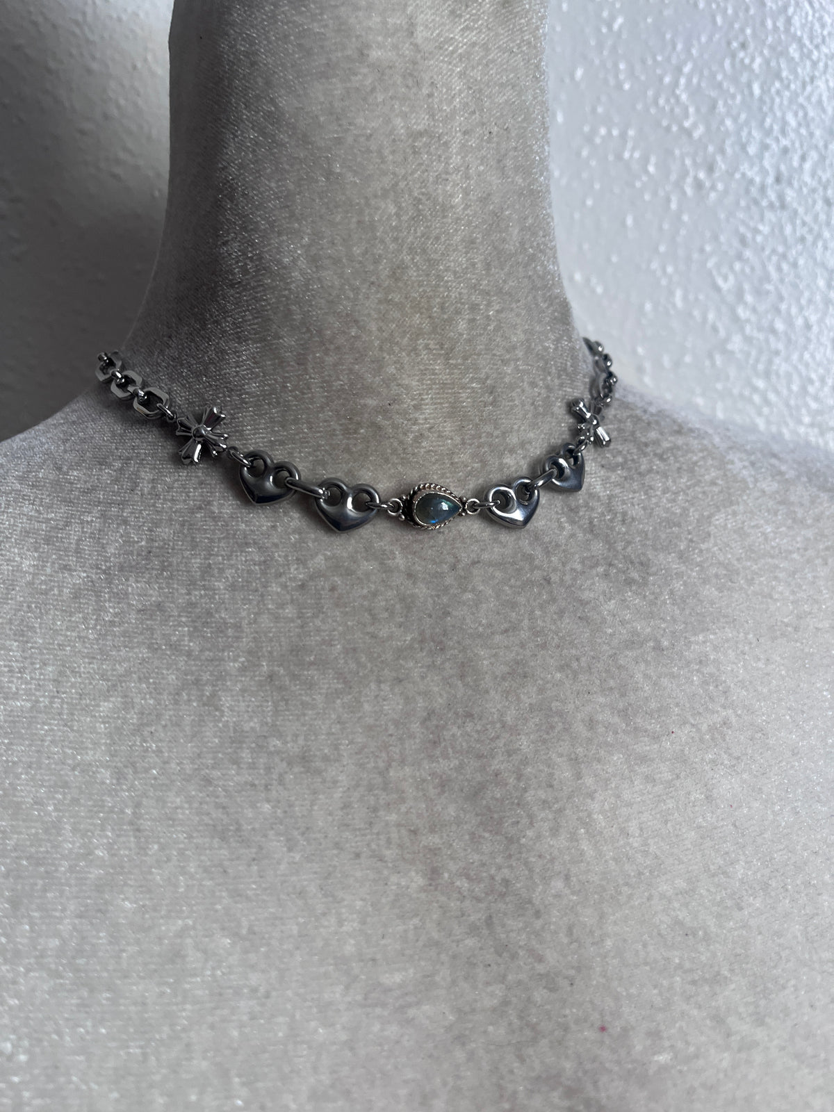 Labradorite choker