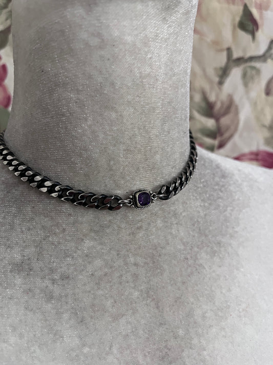 Little amethyst choker