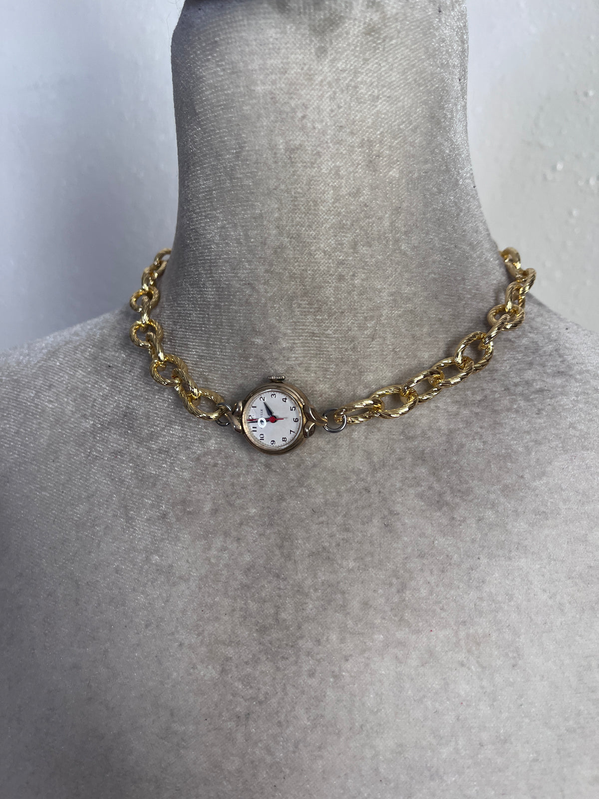 Goldie watch choker