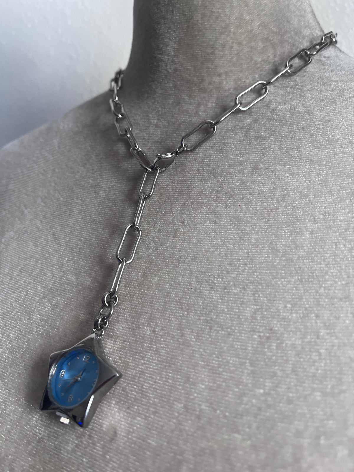 Blue Star watch lariat