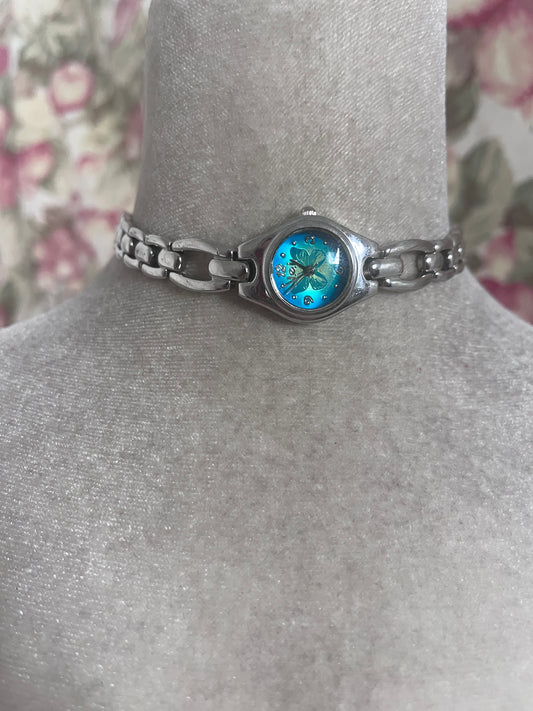 The green butterfly choker