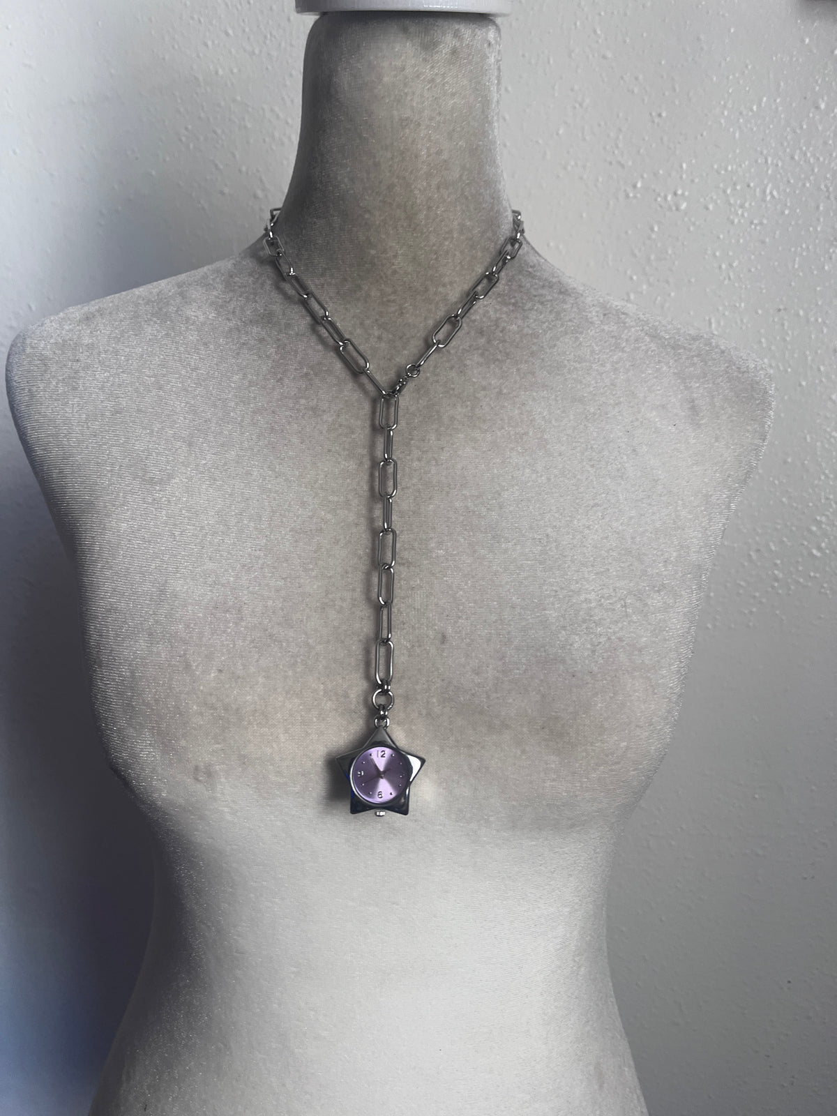 Purple Star watch lariat