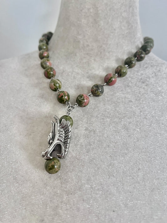 Unakite Dragon